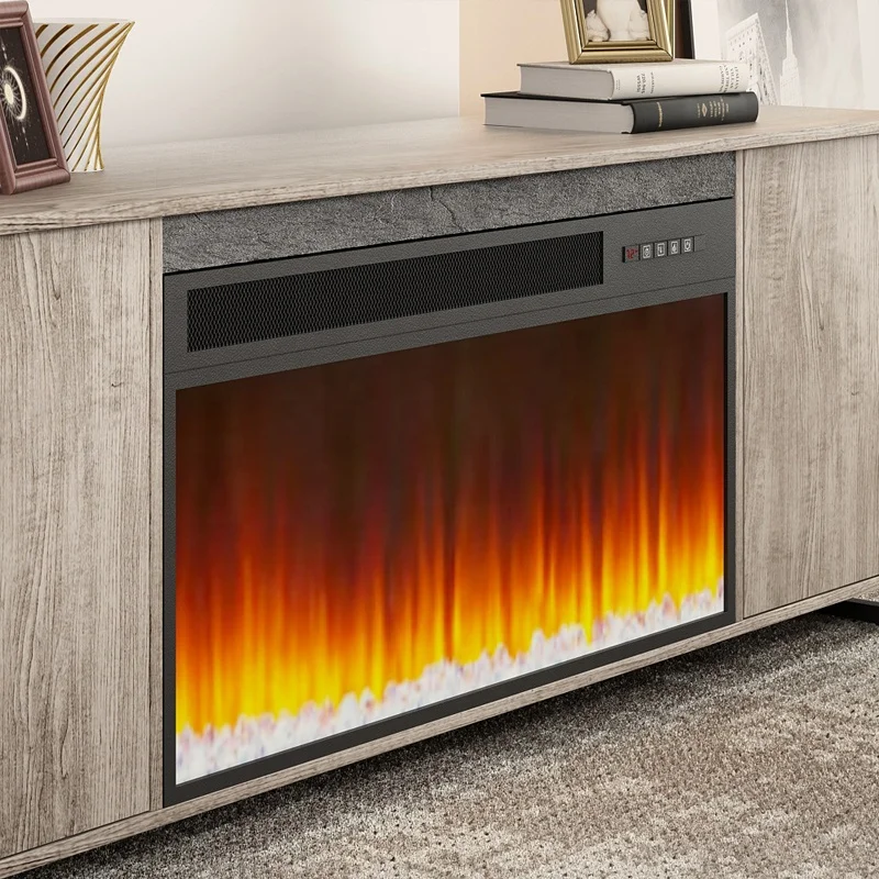 Modern Living Room Furniture TV Stand Cabinet with Fireplace Luxury TV Stand  JHD24-70