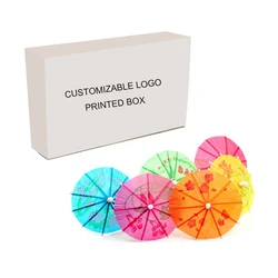 Drink Party Umbrella Cocktail Pick Parasol Toothpicks Fruit Picks 144PCS