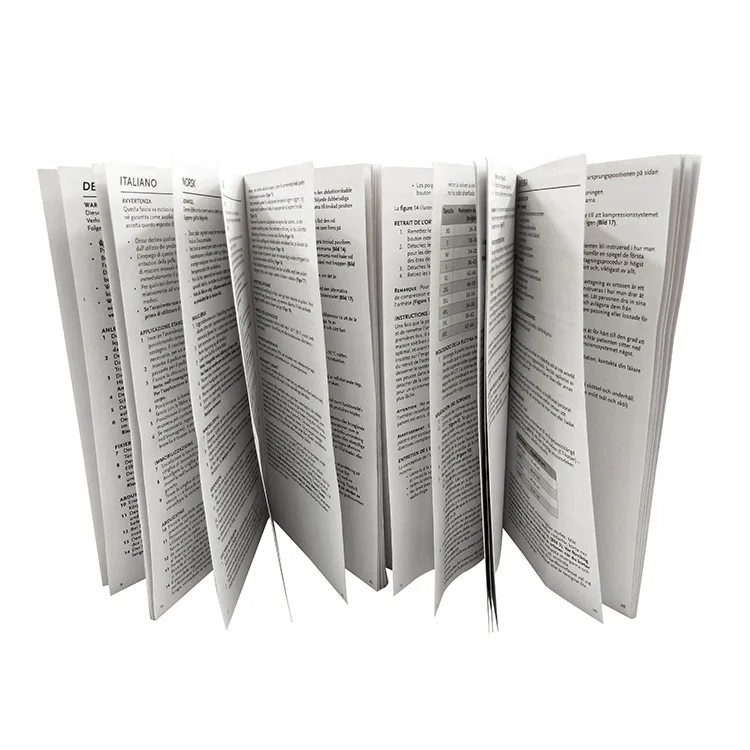 Custom Hot Stamping Folding Paper Book Catalog Booklet Brochure Printing