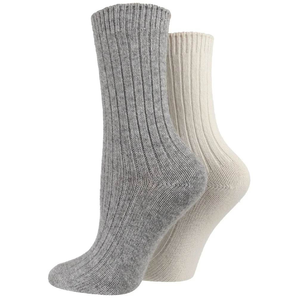 Women Men Winter Knit Cashmere Socks Women Multi Designed Solid Color Casual Custom Socks OEM