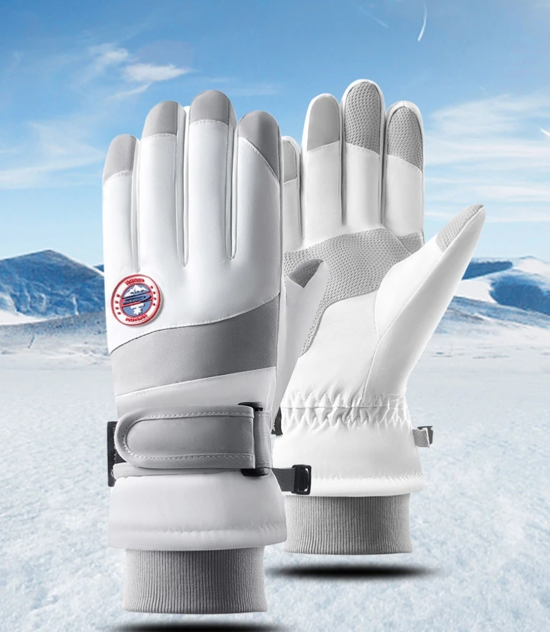 Factory wholesale cross country ski gloves waterproof warm glove touch snowboarding ski gloves