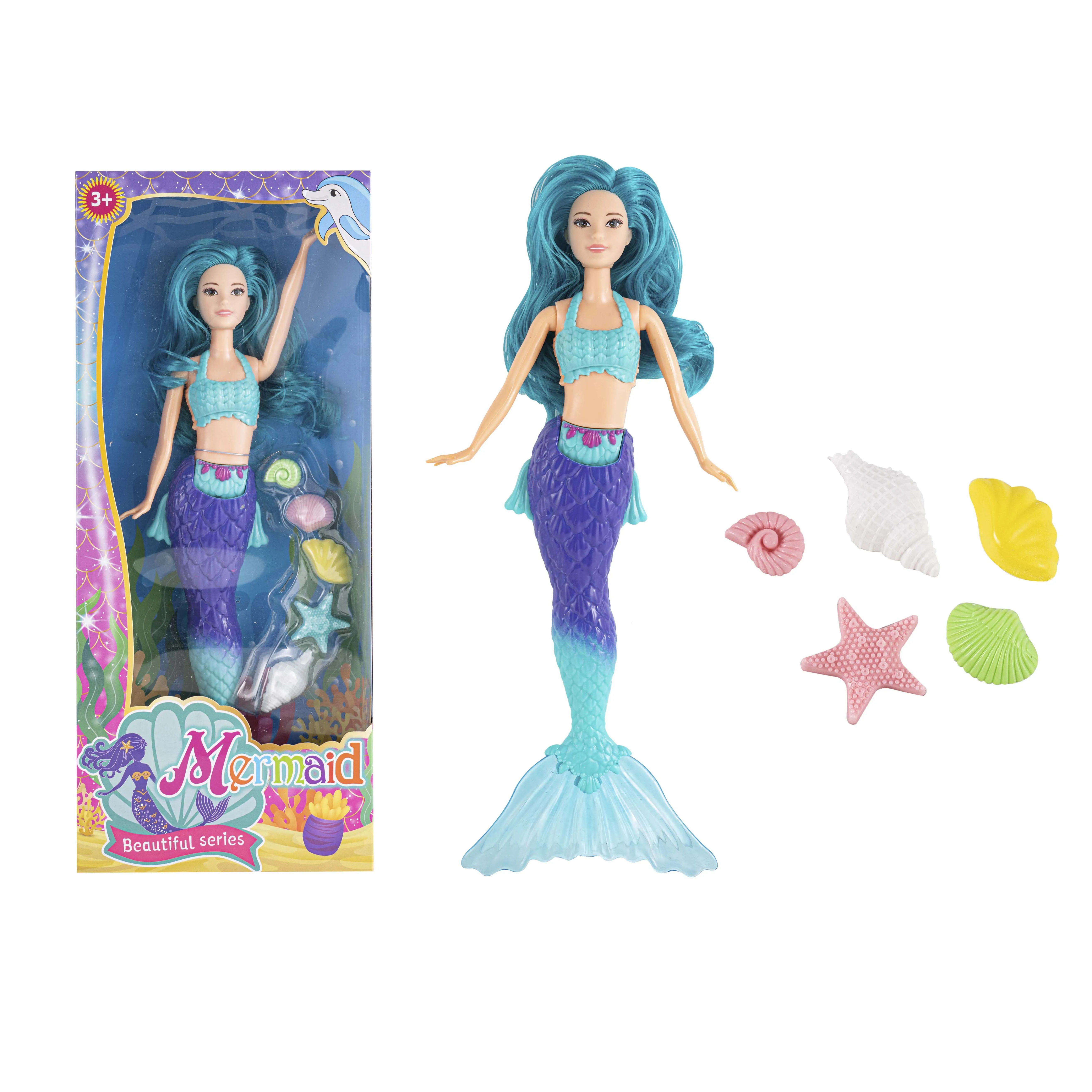 Wholesale 13.5 Inch Flower Fairy Babi Princess Barbi Doll with Starfish Accessories Girls Toys