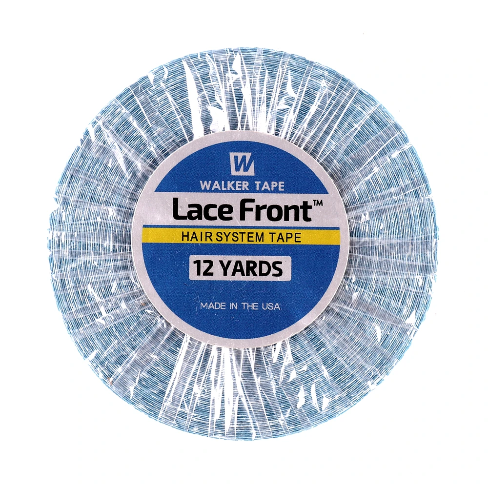 12 Yards Ultra Lace Front Tape Hair System Blue Tape Roll Double Sided Adhesive Glue