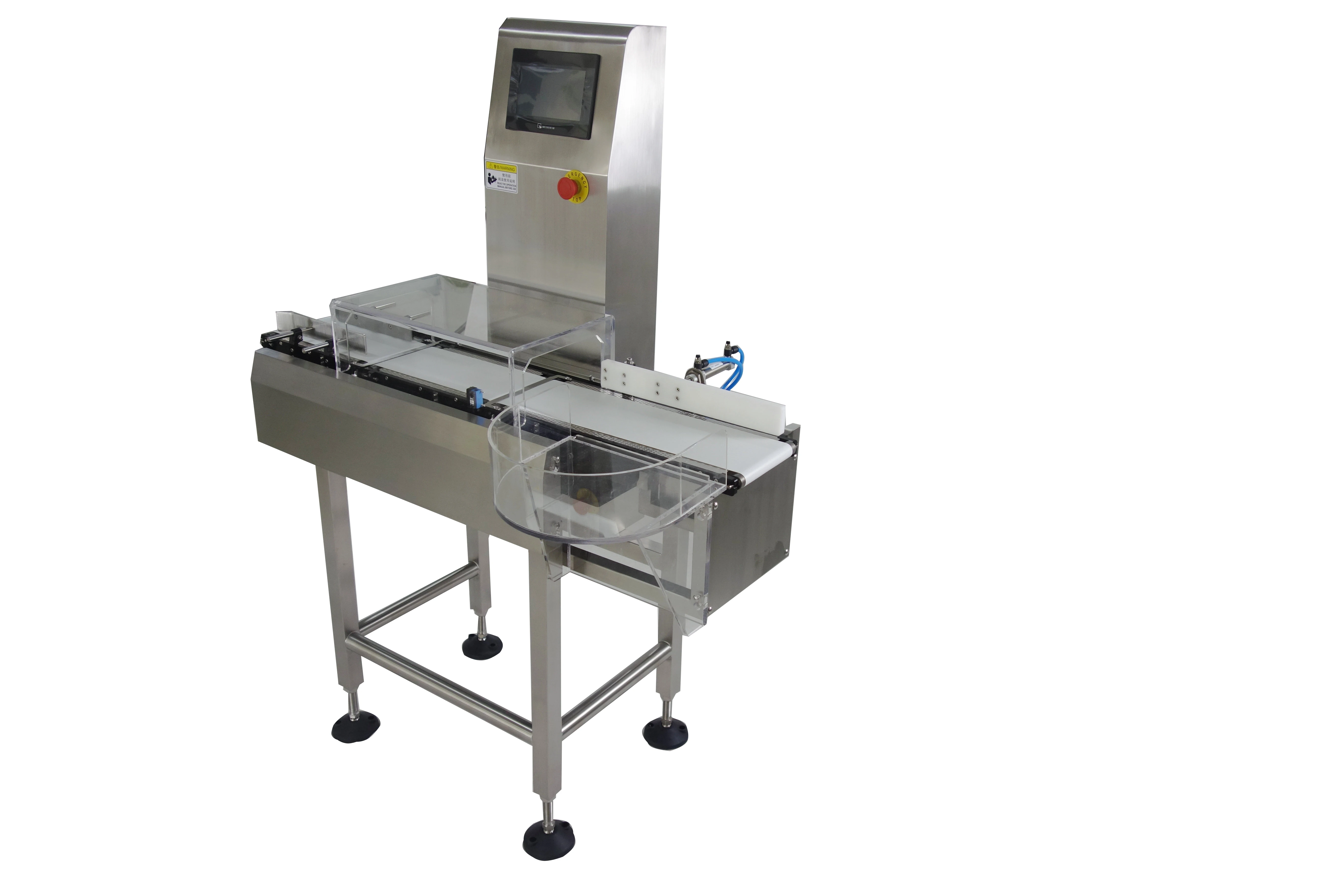 Food Check Weigher Machine Weight Checking Machine High Accuracy and High Speed Checkweigher Machine
