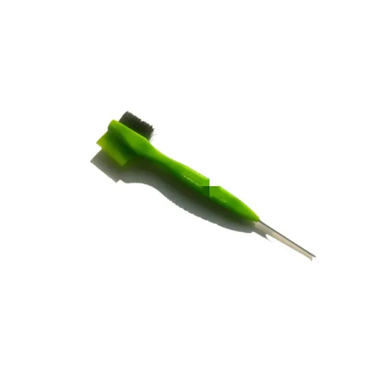 2022 new fashion 2023 top selling eyebrow brush three-in-one beauty tool brush plastic comb with steel needle