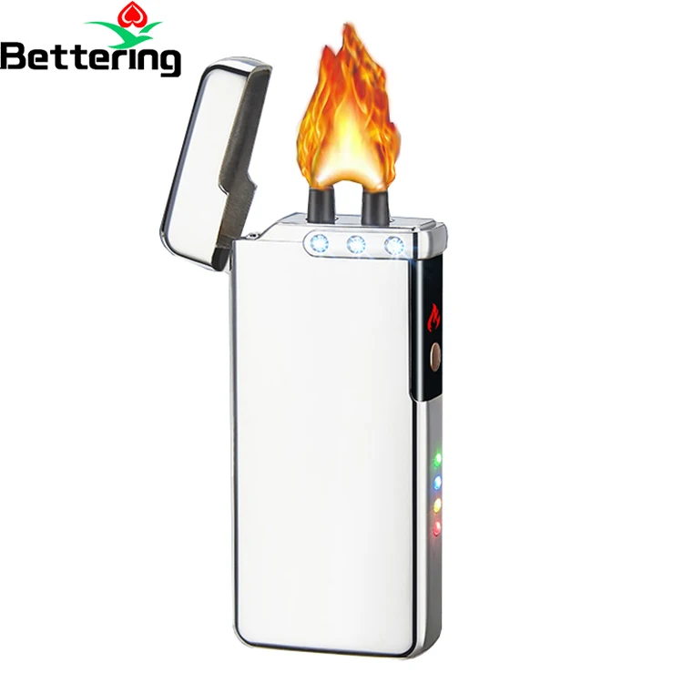 strong jet big flame electric electronic rechargeable usb charged flint arc cigar cigarette smoking pipe candle torch lighter