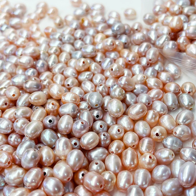natural china freshwater diy pearl rainbpw necklace collar with loose strand beads and pearls for jewelry making weighing price