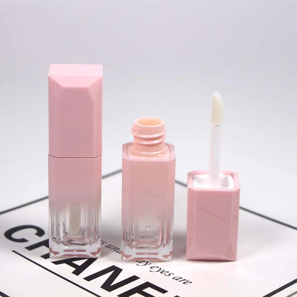 5ml  quadrate  Gradient lip gloss tube Many colors glossy empty tube retail and wholesale