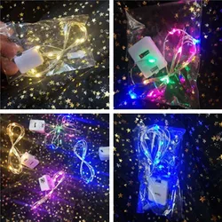HDL605 Led Light String Three-function Flashing Light Handicraft Cake Decoration Small Square Battery Box Flower