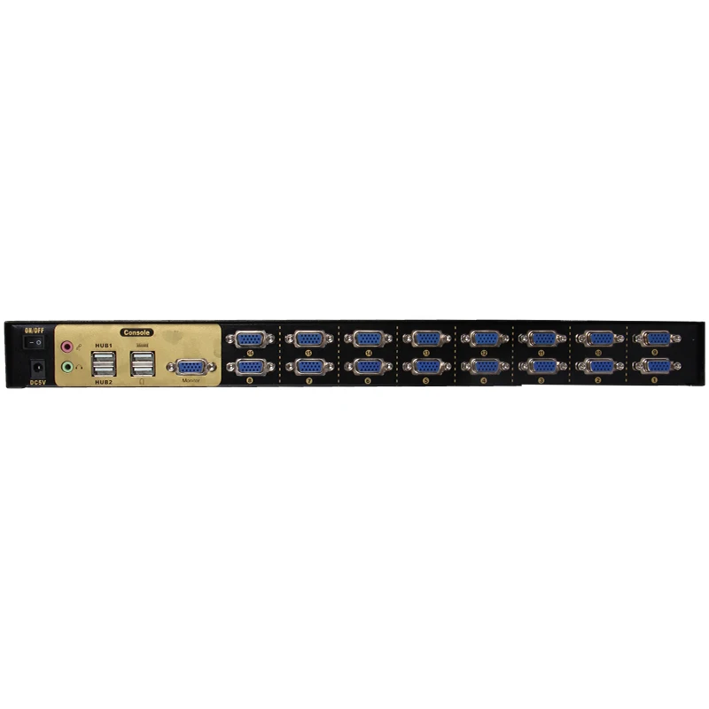 VCOM HDMI KVM переключатель с горячим ключом ИК пульт дистанционного управления 16 Порт USB для