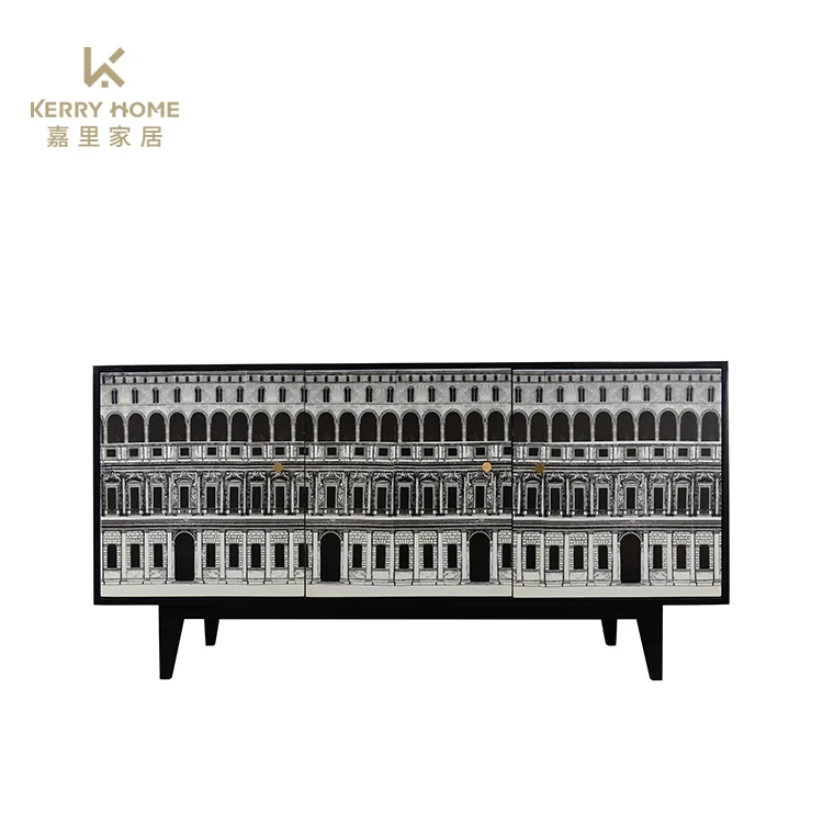 Retro style wooden decorative cabinet decorated table cabinets office