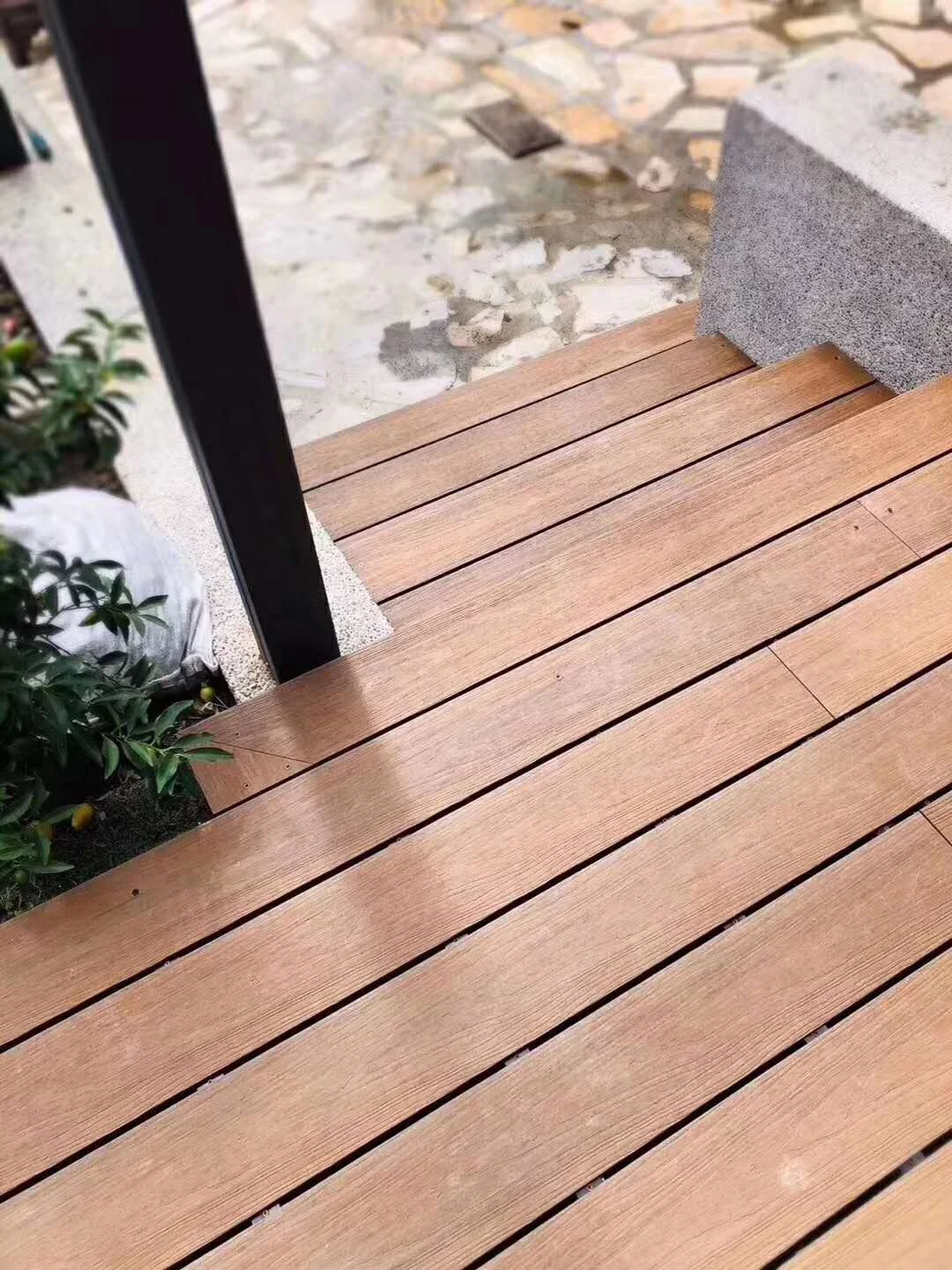 Factory price Co-extrusion flooring composite Decking outdoor plastic wood pool deck composite flooring