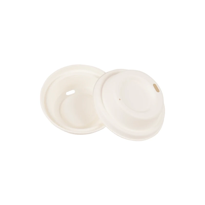 Биоразлагаемая одноразовая сахарная тростниковая слизь, бумажная целлюлоза, биоразлагаемая бумажная крышка, крышка для кофейной чашки, крышка