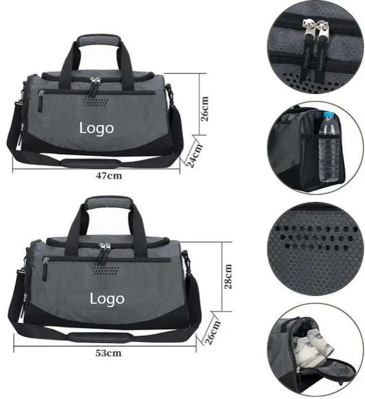 Cheap Promotional Polyester Duffel Sports Bags American Football Gym Travel Weekender Custom Waterproof Duffle Bag