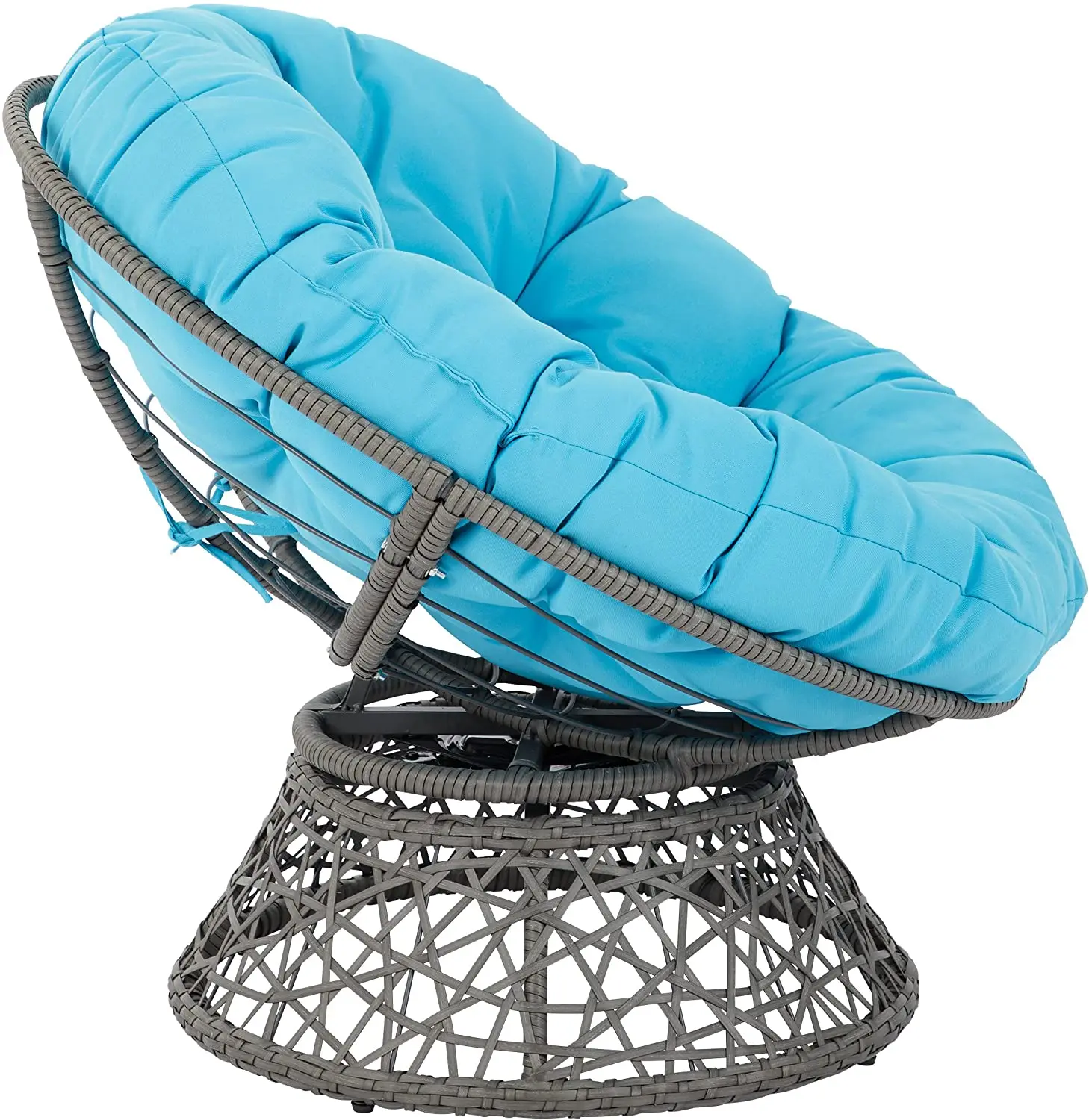  Плетеный ротанговый стул Papasan с подушкой для улицы патио