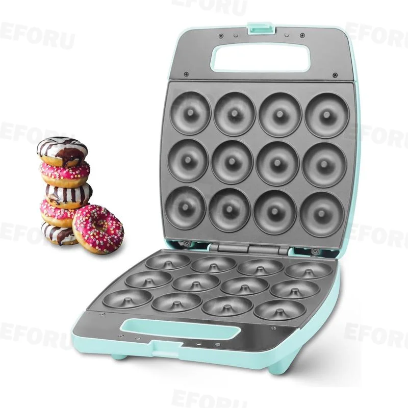 Snack Machine Mini Donut Maker 12 Mini Doughnuts Waffle Iron Maquina Para Hacer Donas donut maker machine