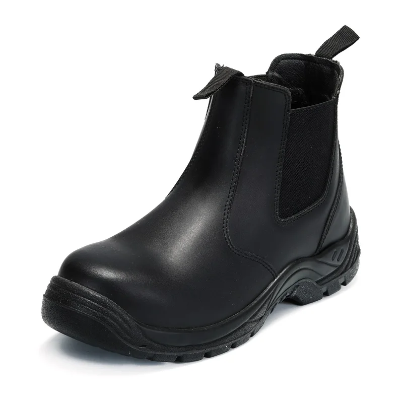 Manufacturer of  Hot selling SRC australian standard no lace work boots steel toecap industrial safety boots RS8569