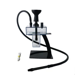 Fashion snake Arab hookah full set of bar with led light hookah bottle snake pipe bottle Multiple straws