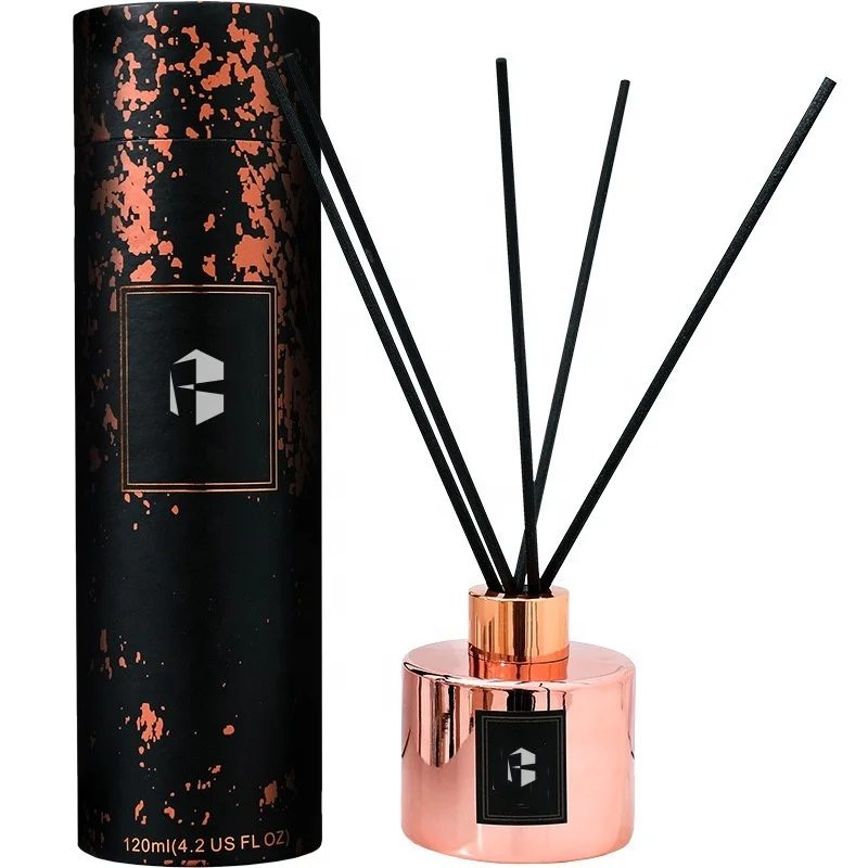 100ML 200ML Home Fragrance Electroplating Silver Luxury Glass Bottle Aroma Diffuser