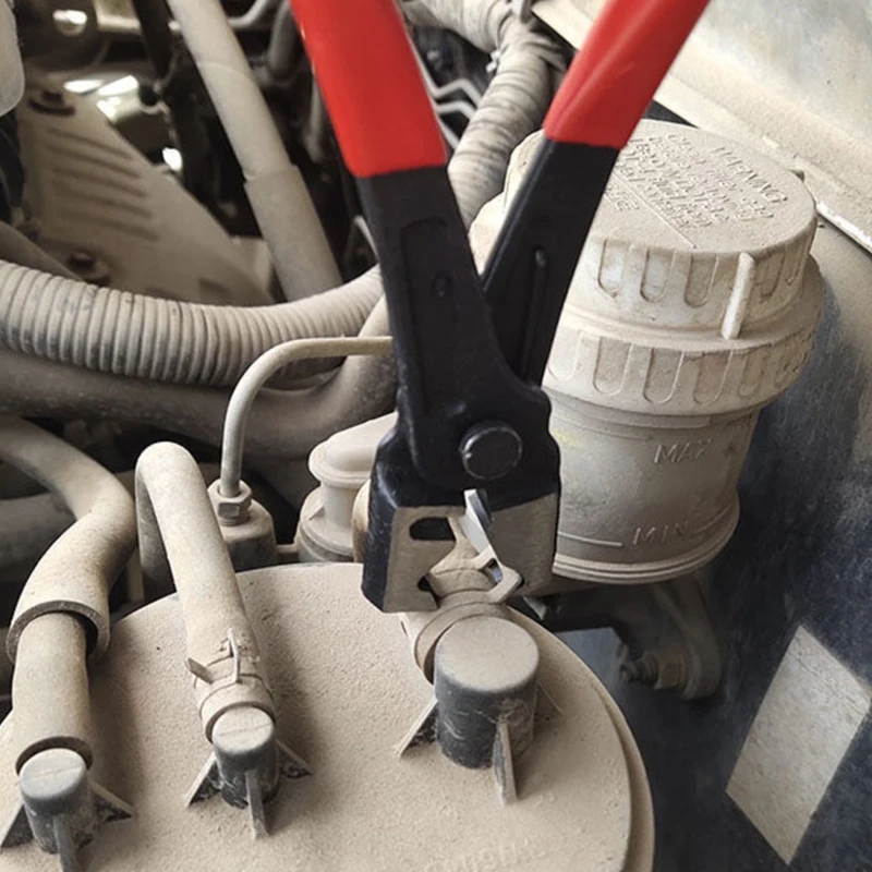 7 inches Ear Stepless Clamp Pliers Worm Drive Fuel Water Hose Pipe Clamps Clips Pliers Multifunctional Dust Sleeve Bundle Plier