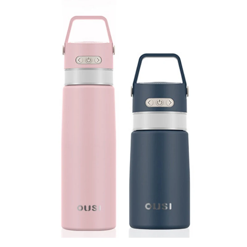 Promotion Straight Cup Smart Drinkware Large Capacity Batteries And Usb Stainless Steel