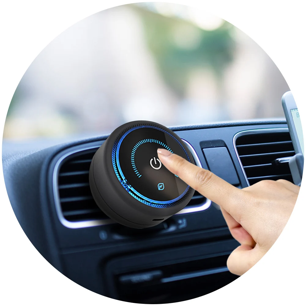
HCP-CX-03 Smart USB portable smoke air cleaner mini negative ion car air purifier 