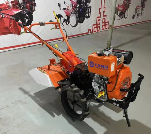 China Agricultural Machine 12HP Mini Power Diesel Tiller Cultivators Engine Tillage ditching Garden Straight Rotary Tiller