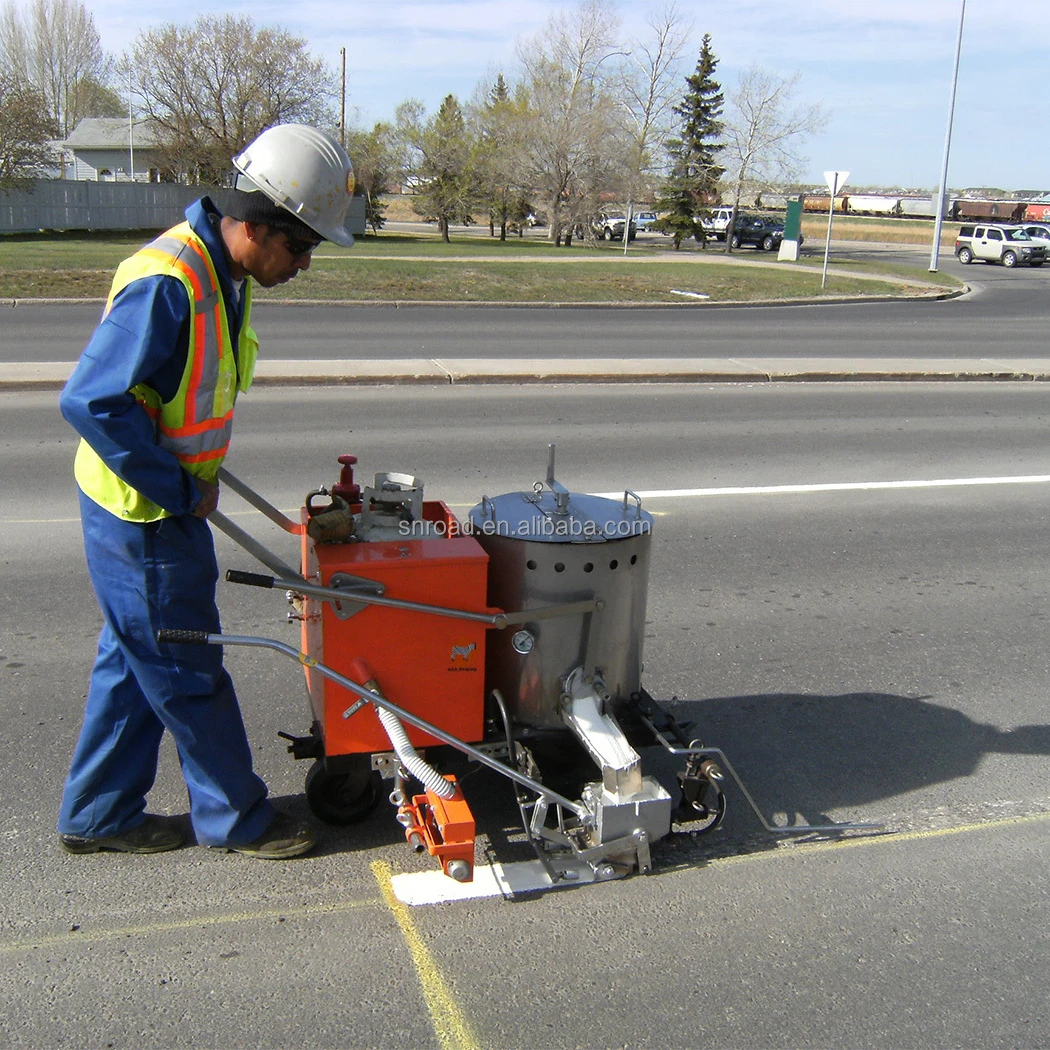 highway road painting line making machine machine paint road termopl&aacute;stico