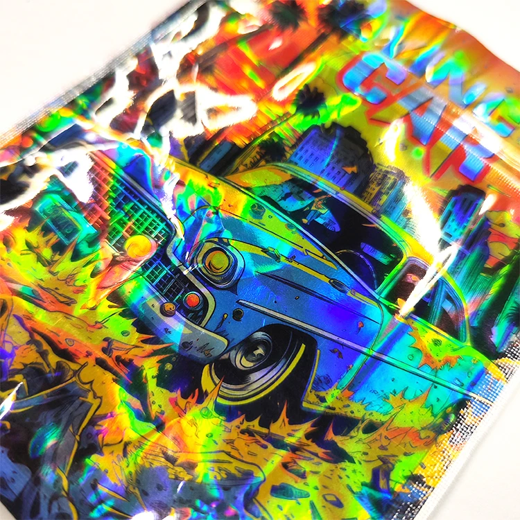Custom Gummy 3.5 Smell Proof Foil 3.5g Packaging Pouch Ziplock Custom Printed Mylar Bags