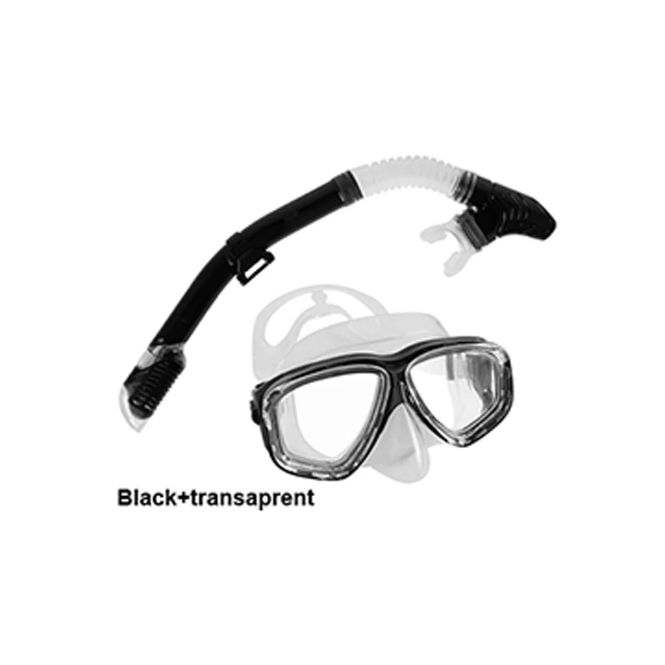 Wholesale Low Moq Rubber Silicone Cressi  Tempered Glass Dive Mask For Gopro Mount Mask Diving Snorkel Tube