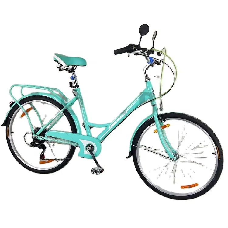 Oem Factory Hot Selling Stylish High Quality Steel City Beach Cruiser Bicycle Lady City Bicycle Bike