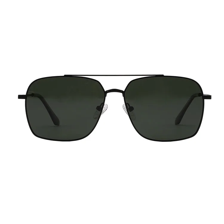 2022 Europe Fashion Sunglasses Round Double Bridge UV400 Metal Sun Glasses
