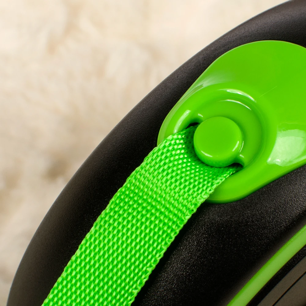 Manufacturer wholesale blue pink green plastic nylon automatic dog retractable leash