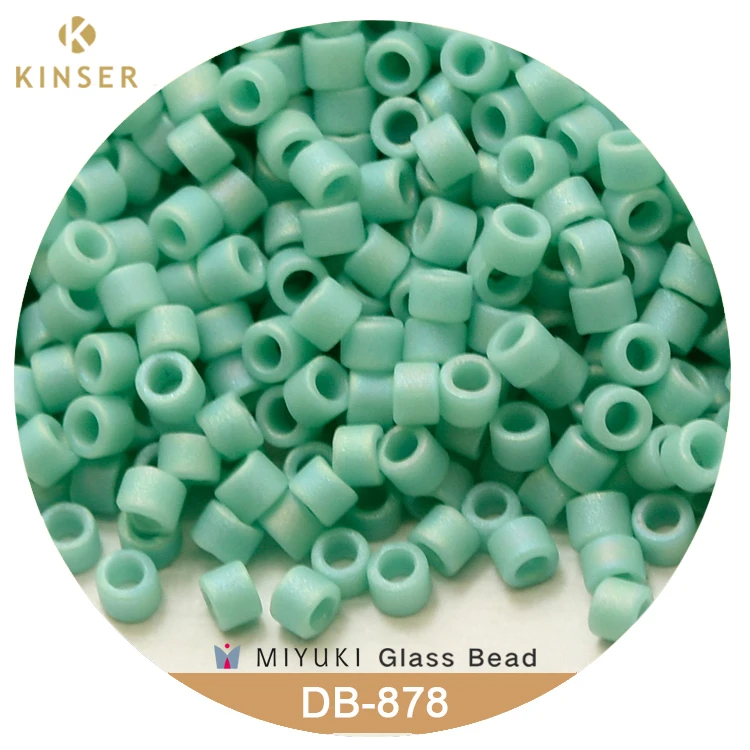 Original high 11/0 seed beads delica miyuki beads Miyuki Delica Beads 1.6 mm [14 Color Matte Opaque  AB 1 ]10g pack