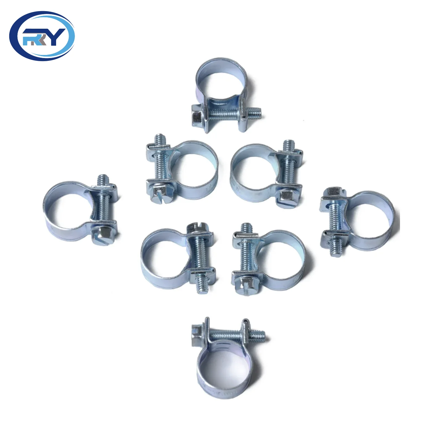 Stainless Steel Galvanized Iron Mini Hose Clamp Factory Direct Sale Heavy Duty Cable Clamp for Electric Pole