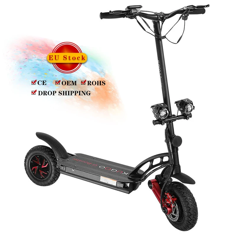 2022 Best folding kugoo G Booster 23ah powerful daul motor 800w*2 suspension long range 85kph adult electric scooter