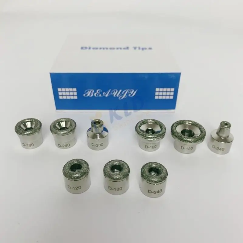 Microdermabrasion Diamond Tip Crystal Dermabrasion Head Skin Peel Micro Tips 9pcs