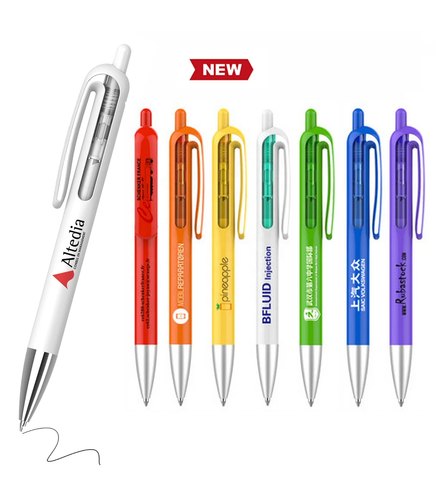 Boligrafos publicitarios penne per scrivere пользовательские логотипы печатные названия рекламные ручки шариковые ручки