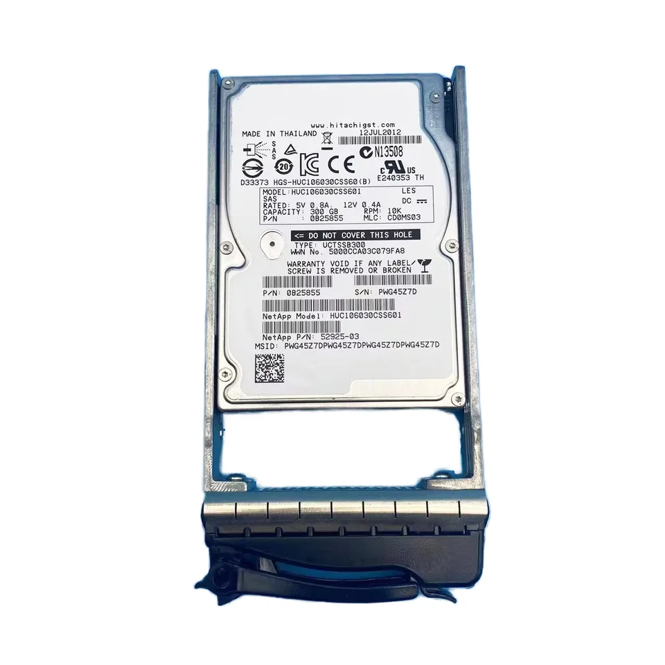 0B25855 300 ГБ 10000 об/мин SAS 6 Гб/с (TCG) 2,5-in HDD