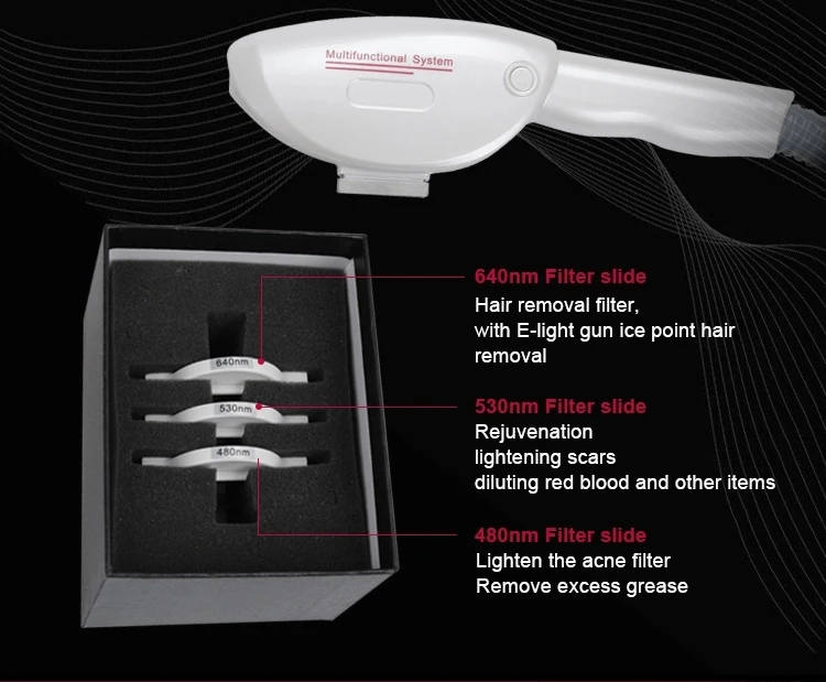 Multifunction portable 3 in 1 laser ipl nd yag rf handles cartridges laser tattoo removal hair remover beauty machine