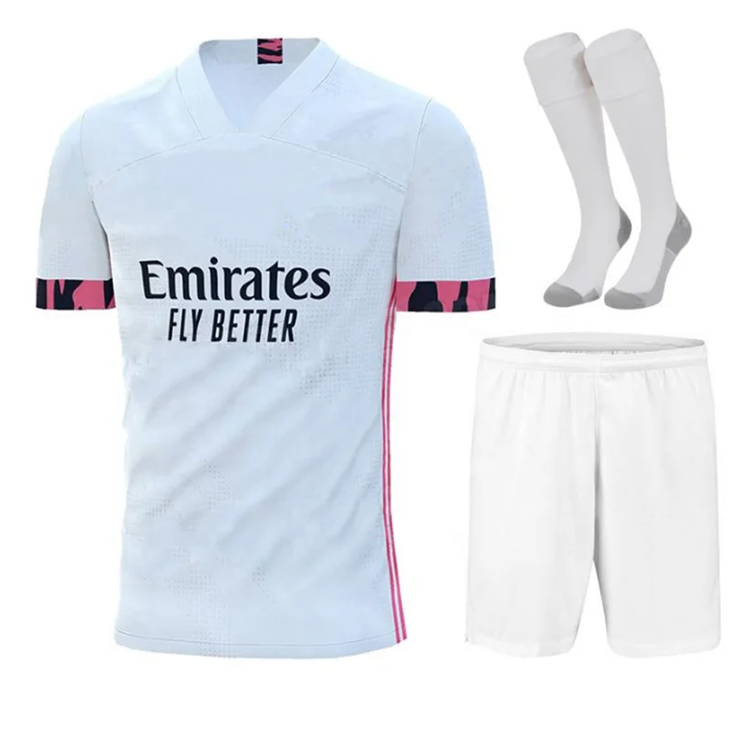 Latest Football Uniform Wholesale Soccer Jersey Man Shirt Adults Kids Club Sets