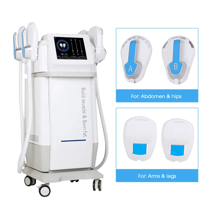 2022 newest rf body shape machine vertical 4 handles ems machine slim with RF neo slimming equipment