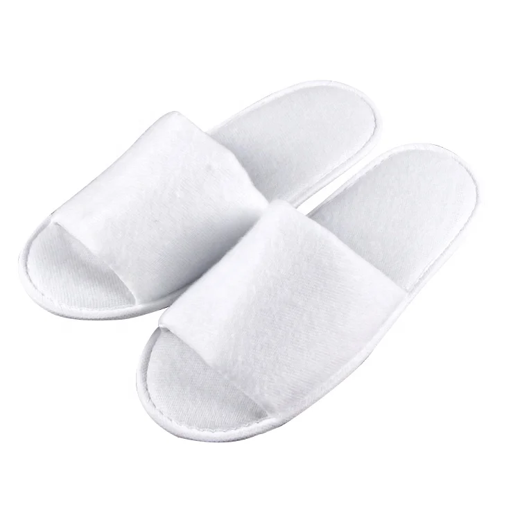 Disposable Hotel Spa Indoor Terry Cloth Slippers for Guest