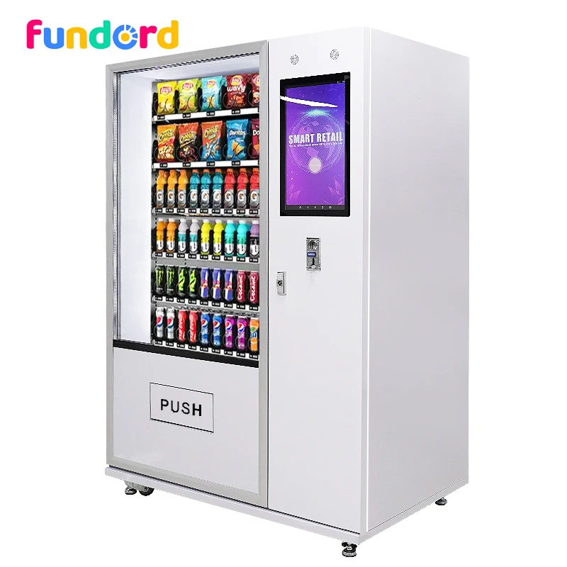 FUNDORD wholesale automatic electric refrigerated cold drink beverage vending machine