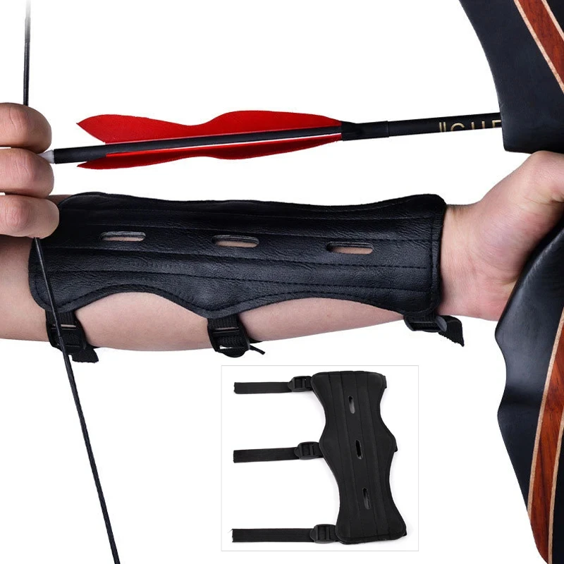 Arm Guard Archery Gear Forearm Safety Adjustable Bow Hunting Shooting Training Accessories Protection Tool