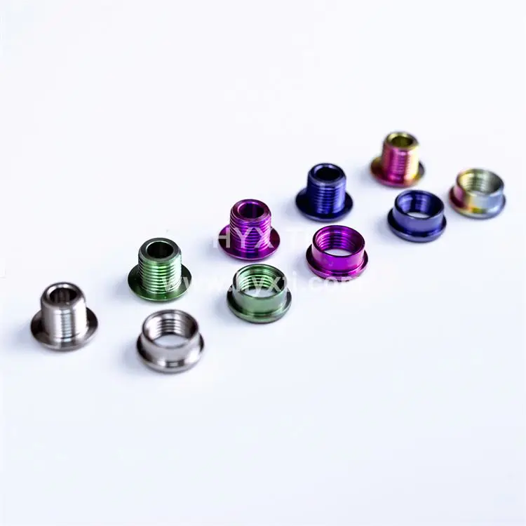 Hot Sale M8x0.75*8.6mm Size Bicycle Mtb Titanium Charinring Bolts