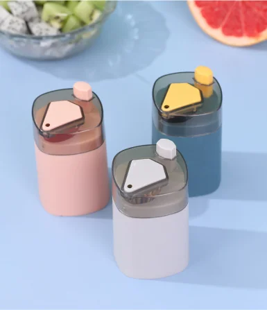 Press Type Automatic toothpick Box Portable Cute Home Decor heart