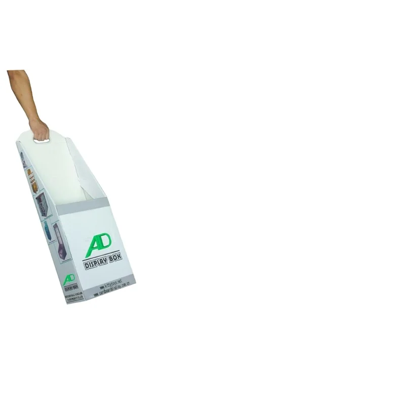 Manufacturer custom High quality cardboard Exhibition trolley box corrugated paper box for exhibition merchandising