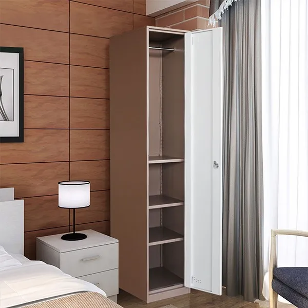 Vertical steel 3 door clothing steel locker