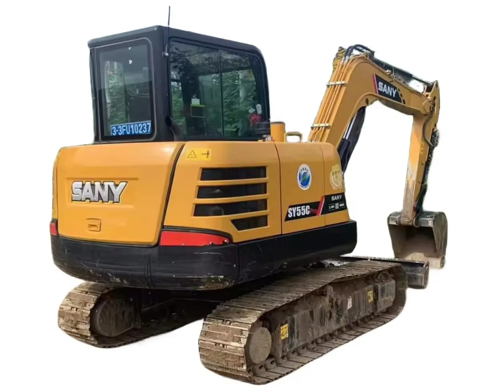 Высококачественный лидер продаж подержанный экскаватор sany SY55C 5ton гидравлический гусеничный SY60C SY75C